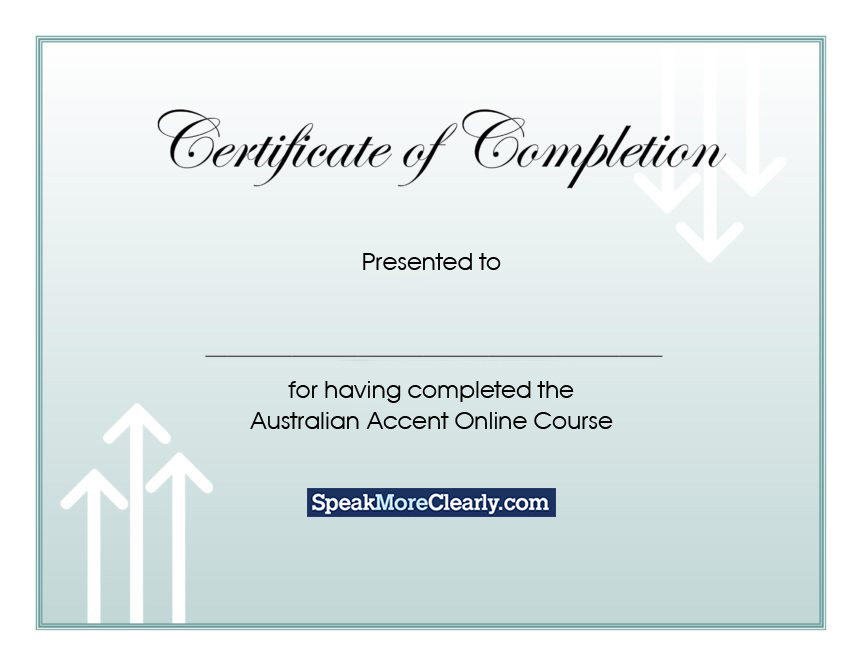 Certificate-of-Completion-Australian-Accent-Course